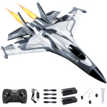 RC Airplane with Night Light 3CH 2.4GHz F-22 Style