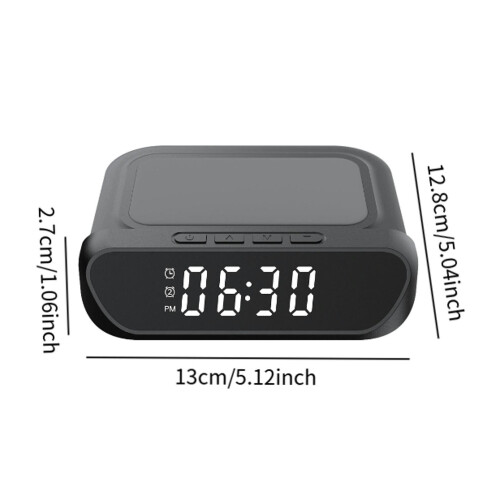 TUMALL Alarm Clock Black 1M Cable 15W 2