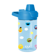 Simple Modern Sesame Street Kinderen Tritan Plastic Summit Waterfles | 12 oz BPA-vrije beker met deksel en lekvrije rietje