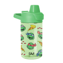 Simple Modern Teenage Mutant Ninja Turtles Jongens Tritan Waterfles | 12 oz BPA-vrije beker met deksel en lekvrije rietje
