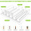 Fridge Drink Organizer for 12oz 16oz 20oz Cans 3 or 5 Rows 4