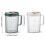 VISALY plastic pitcher with lid and spout 2 L 3