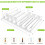 Fridge Drink Organizer for 12oz 16oz 20oz Cans 3 or 5 Rows 6