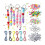 IMCBSTT keychain craft kit with alphabet beads 286 pcs 1