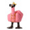 Duck Sculpture Resin Desktop Decor 7.5cm Pink Crown 1