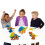 VISALY Dinosaur Building Toy Set 4 Pack 6