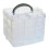 Pedty Storage Case Small Three-Layer 18-Grid Clear Plastic 1