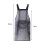 TUMALL kitchen apron with hand wipe pocket black 3