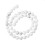 White Turquoise Beads Round Loose Charms 40pcs 1