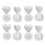 Earring Backs Silver 8PCS for Heavy Earrings 1