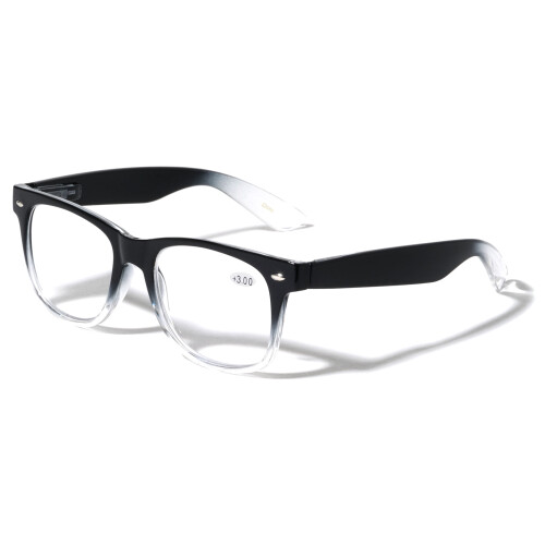 Reading Glasses Transparent Neon +4.00 Magnification 2 Pairs 1