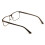Men's Optical Frame Rectangular Metal +1.75 144mm 4