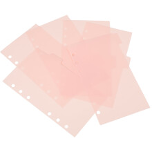 PeggyDoll A6 binder dividers with tabs 6 pcs