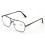 Metal Aviator Reading Glasses +2.50 Spring Hinge 2