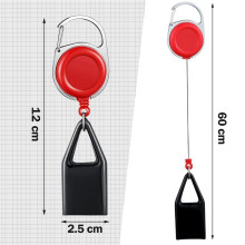 30 Pièces Pince à Briquet Rétractable Porte-Clés Porte-Briquet de Couleurs Assorties avec Clip Couvercle de Briquet Classique, Clip Simple