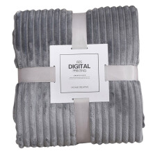 Pedty Kids Fleece Throw Blanket Gray 100x70cm