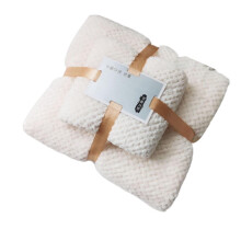 Coral Bath Towel Soft Absorbent Set 2 Pieces