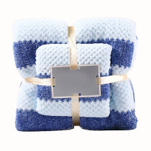 Coral Fleece Bath Towel Soft Absorbent Set 2