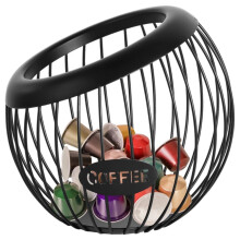 Coffee Pod Holder Metal Countertop Rack 30 Capsules