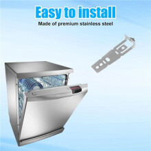 Support de Fixation de Montage pour Lave-Vaisselle 4 Pièces, Clips D'Installation pour Comptoir en Quartz pour Lave-Vaisselle WD01X27759