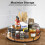 Pine Wood Lazy Susan Turntable 12 inch 4