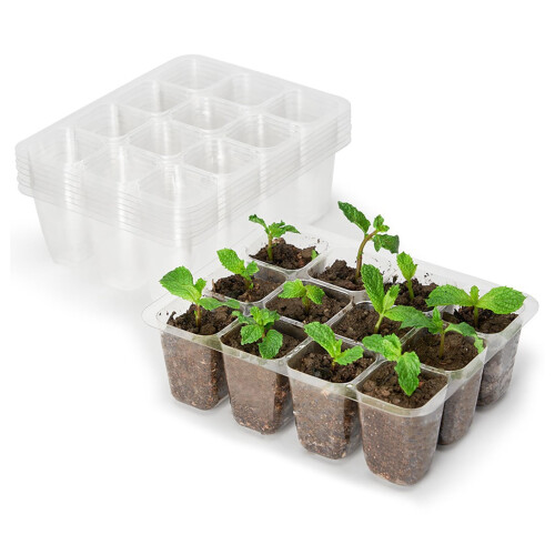 Seedling Trays Set Plastic 10 pcs 2