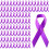 Purple Awareness Ribbon Pins Lapel 100PCS 1