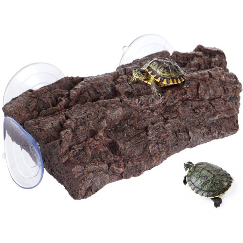 Turtle Basking Platform Resin with Suction Cups