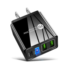 USB wall charger fast charging block 4-port