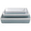 Stoneware bakeware set grey 3-piece 2