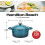 Enamel Cast Iron Dutch Oven Gray 5.5-Quart 7