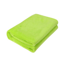 Green Coral Fleece Throw Blanket 50x70 cm