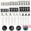 Zipper Repair Kit Replacement Sliders 84PCS 1
