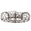 Iron Wreath Frame Rustic 21cm 3