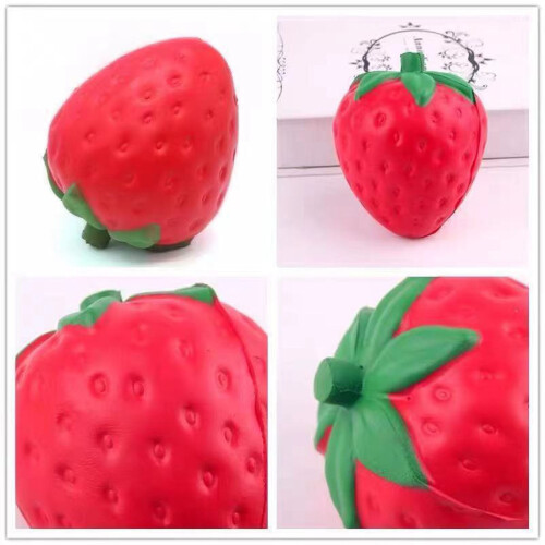 Strawberry Stress Ball Mini Foam Toy 1 Pack 2