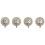 Wall Hooks Self-Adhesive Heavy Duty 4 pcs 2