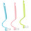 Toilet Brush Set Plastic 3-Piece S-Shaped Handle 5