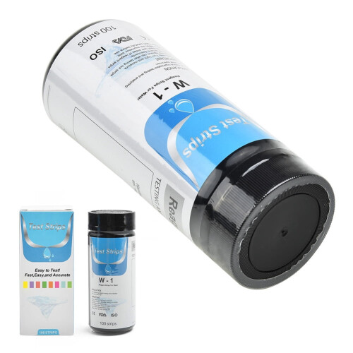 Water Test Strips for Total Hardness 0-425 PPM 100 Pack 1