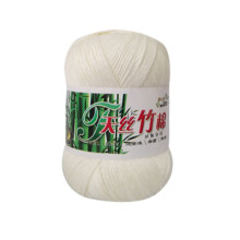 Bamboo cotton knitting yarn warm soft natural 50g