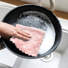 Pedty kitchen dish towel double-sided coral fleece 1 pc