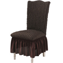 Stretch Dining Chair Cover with Skirt 1 Piece