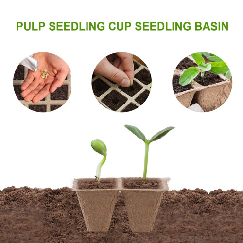 Planter nursery pots organic biodegradable 1 set 2