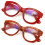 Women's Round Reading Glasses Blue Light Blocking +3.00 2 2