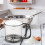 Flour Duster Sifter with Hand Crank and Mesh Sieve 6