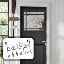 Heavy Duty Over-Door Hook Stainless Steel 1-Pack