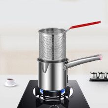 Deep Fryer Pot Stainless Steel Multipurpose 1 Large