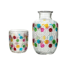 LOVIVER bedside water carafe and glass set 2-piece