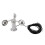 Aluminium Alloy Anemometer Wind Speed Sensor 3-Cup 4