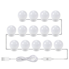 Pedty Floodlight Vanity Light String 1 Pc Dimmable