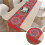 Table runner holiday moon design linen 1 piece 3
